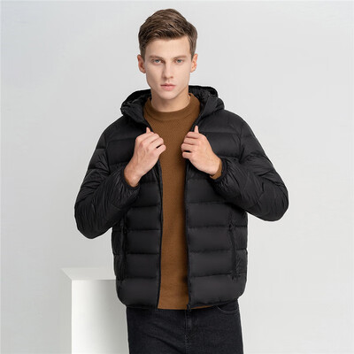 雪中飞 男士羽绒服 宝石黑 轻薄短款外套怎么样（雪中飞男士羽绒服怎么样）