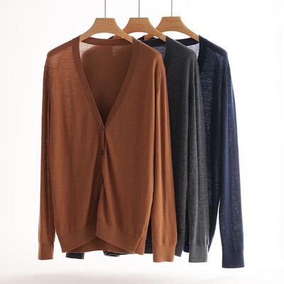 帕什羊绒衫怎么样(帕什 男士羊绒开衫 V领 深花灰 JF-390 XXL男士羊绒衫评测说真相)