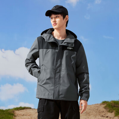 拓路者男装怎么样(拓路者 男士三防夹克 深灰色 XL码男士外套质量烂不烂)-图片1