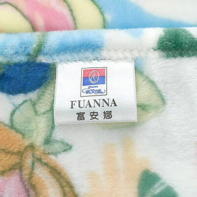 富安娜  单层法兰绒毯-摩卡时光 80*120cm 0.45kg 