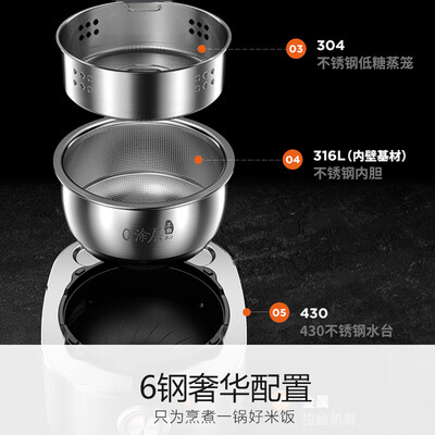 九阳 20N7 电饭煲 2L 无涂层IH加热质量如何（九阳电饭煲怎么拆卸图解）-图片1