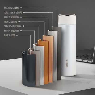 苏泊尔（SUPOR）智晓系列智能保温杯430ML KC43HW10 430ml