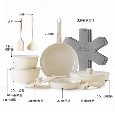 红厨炒锅质量怎么样(红厨 便携户外锅具套装 16件可拆卸炊具体验效果好吗)-图片3