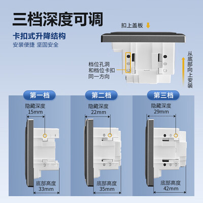 冰箱插座用五孔还是三孔（德力西86型冰箱内嵌式五孔插座开关插座质量如何）-图片1
