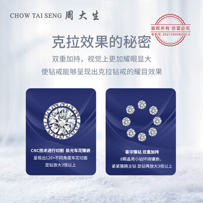 不可错过！周大生钻戒的8大震撼功能！