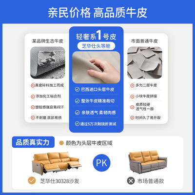 芝华仕沙发电动和手动哪个好还是固定不带功能的（芝华仕11323电动沙发体验效果好吗）