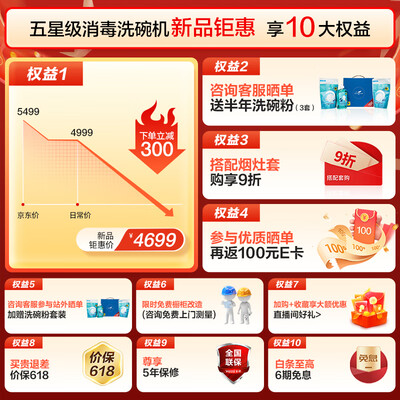 华帝洗碗机怎么样，细说五大优势二个不足！