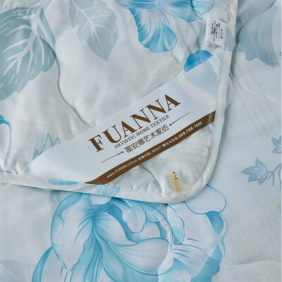 富安娜（FUANNA）水洗印花夏被-浅月馨语 152*210cm