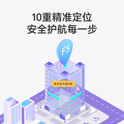 荣耀亲选WhizKid儿童手表2i 仙霞紫 10重精准定位  长续航 4G全网通