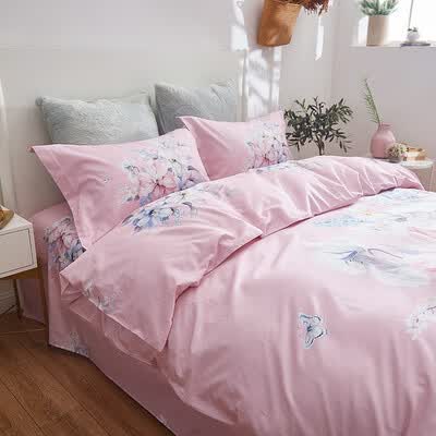 恒源祥 缤纷花影全棉活性四件套 TBK2037 被套200*230cm