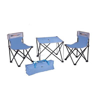 纵贯线（Seashore）户外折叠桌椅组合休闲方案B HX-02