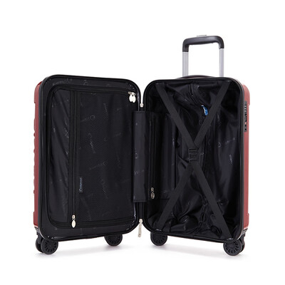 外交官 Diplomat  万向轮拉杆箱20寸  HM-6282-2 宝石红（转定制）