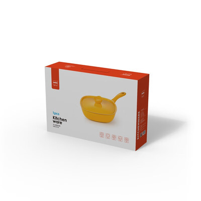 赫曼德（NOLTE）方小爱煎炒锅 HMD-9716
