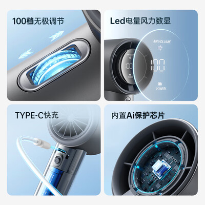 几素 FA53_迷你涡轮扇-ABS款 -Handheld Fan Pro1