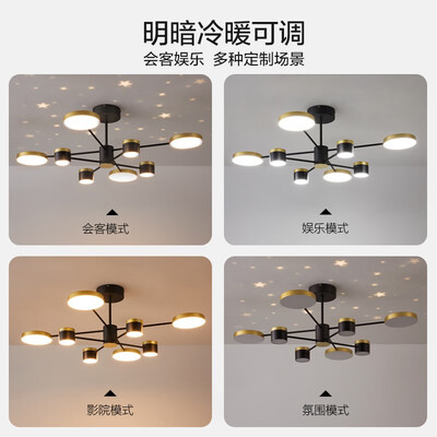 欧普8头北欧满天星吊灯测评看真相（欧普吊灯怎么换灯泡）-图片1