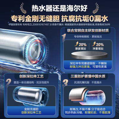 海尔 PZ5 60升电热水器质量如何（海尔热水器怎么调温度）-图片1