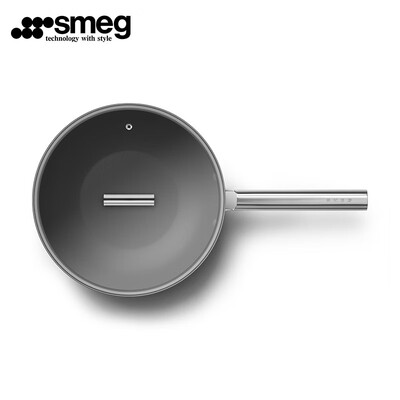 不粘锅有盖还是没盖(SMEG 30cm不粘炒锅带盖烹饪锅体验效果好吗)