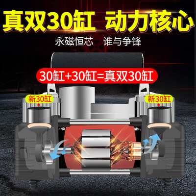 充气泵是单缸的好还是双缸的好?（巨木220V双缸家用充气泵汽车打气泵体验效果好吗）-图片6