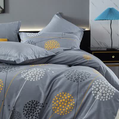 路易卡罗（Louis Kellog）纯棉磨毛四件套 蒲公英之恋 LK6323