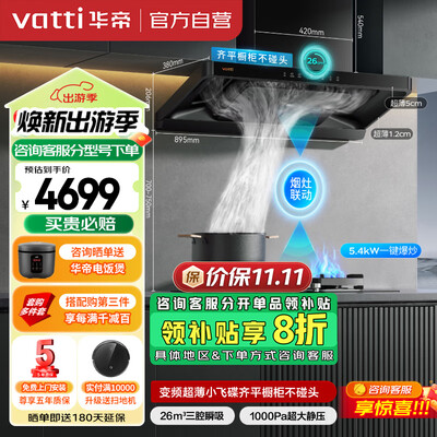 华帝灶具和抽油烟机质量怎么样（华帝抽油烟机 i11S36 超薄烟灶联动烟机灶具值得手入吗）-图片1