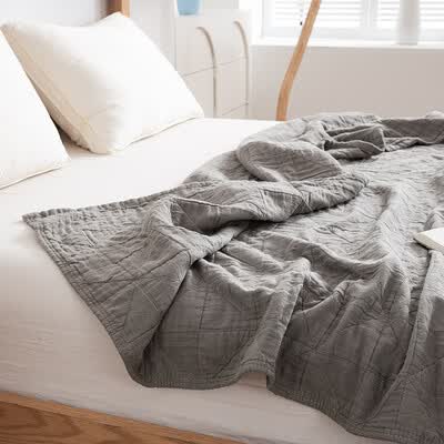 無印良品 全棉针织毯 MUJI-TZ23-08