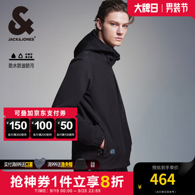 JACK&JONES E43 男士加绒户外夹克 纯黑色 175/96A/M男士外套评测说真相（杰克琼斯男装什么档次）-图片2