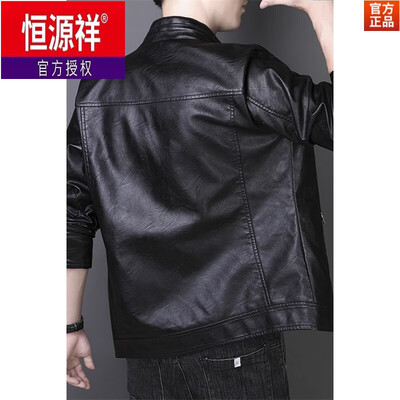 恒源祥 609 男士真皮夹克 咖啡色 3XL男士皮衣是否值得入手（恒源祥男士皮衣价格在四百几怎么样）-图片4