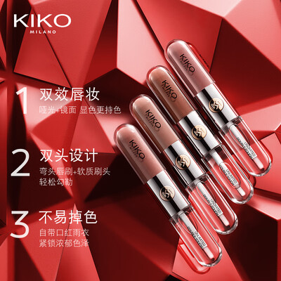 kiko双头唇釉103怎么样（KIKO双头唇釉103豆沙色哑光口红质量烂不烂）-图片1