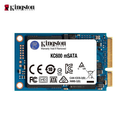 金士顿(Kingston) 256GB SSD固态硬盘 mSATA接口 KC600系列