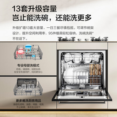 方太N1S洗碗机13套家用嵌入式评测说真相(方太洗碗机怎么排水)-图片3