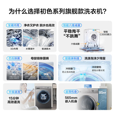 海尔滚筒洗衣机 10公斤 EG10039S到底如何,值得入手吗（海尔洗衣机怎么解锁打开门）-图片6