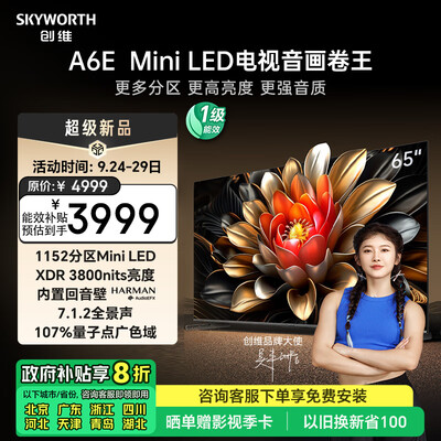 创维酷开回音壁质量怎么样（创维电视65A6E 65英寸内置回音壁超薄电视智能电视到底如何,值得入手吗）-图片1