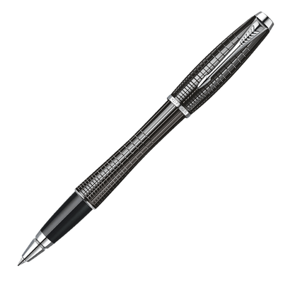 派克（PARKER）2015都市乌木黑格子纹宝珠笔