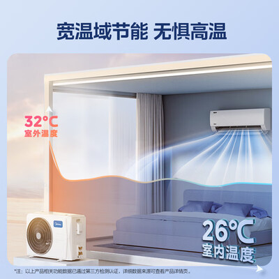 美的酷省电空调挂机大1.5匹全直流变频质量烂不烂（美的空调质量怎么样,排名如何）-图片1