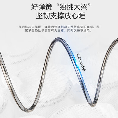 顾家床垫独立弹簧和整网弹簧哪个好（顾家家居乳胶独袋弹簧床垫1.8X2米乳胶床垫值得手入吗）