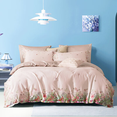 金丝莉（KINTHERI） 轻奢全棉贡缎套件 花语 200×230cm