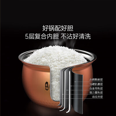 美的电压力锅和美的电饭煲哪个好用（美的MY-50Y3电压力锅4.8L球釜双胆智能电饭煲体验效果好吗）-图片5