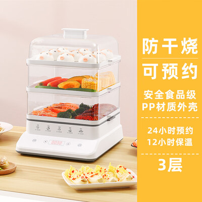 电蒸锅与蒸箱哪个好(电蒸锅 多功能家用三层不锈钢电蒸箱怎么样)-图片4