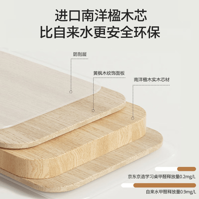 京东京造儿童椅怎么样（京东京造实木升降桌椅套装中小学生书桌椅学习桌好不好）-图片3