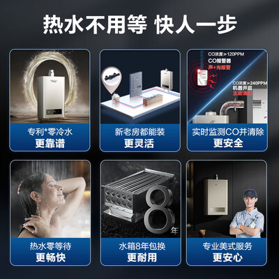 史密斯JSQ31-BJS 16L燃气热水器增压恒温大水量是否值得入手(史密斯燃气热水器质量怎么样)-图片1