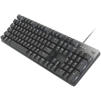 罗技（Logitech）K845 有线发光机械键盘+M510无线电脑鼠标 商务办公日常 黑色