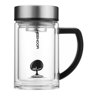 希诺（HEENOOR）双层玻璃杯（流通款） XN-6720 290ml