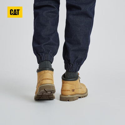 男黄色马丁靴配什么裤子比较好（CAT41码黄色工装靴男男士马丁靴是否值得入手）