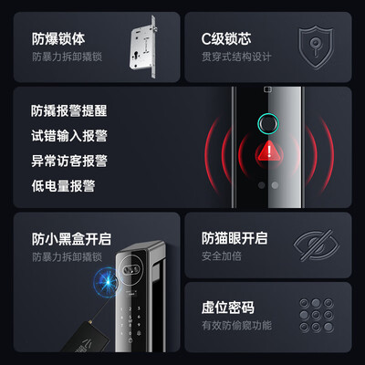 秦将军智能门锁3D人脸识别X1电子锁到底如何,值得入手吗（秦将军电子锁怎么设置音量）-图片4