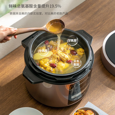 美的电压力锅5l型号未提供电饭煲和蒸煮功能（美的电压力锅5L型号未提供电饭煲评测说真相）-图片1