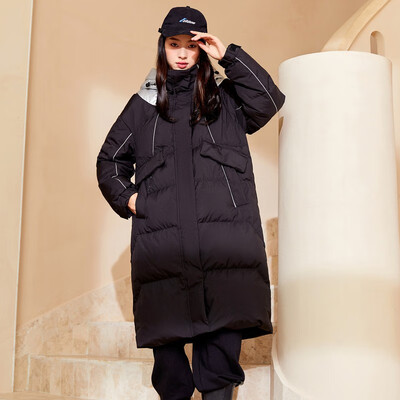 雪中飞长款羽绒服黑色女款160测评看真相（雪中飞羽绒服怎么洗最好）