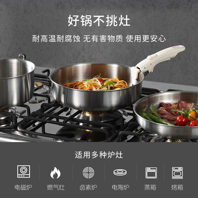 卡罗特铸铁锅质量怎么样（卡罗特不锈钢厨具套装不粘煎炒锅测评看真相）-图片2