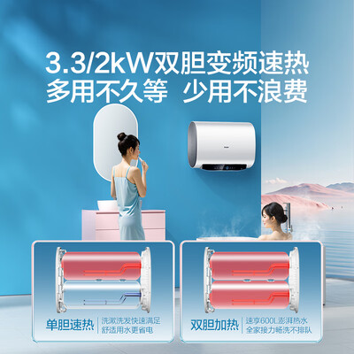 海尔电热水器ec6002系列哪款好(海尔 EC6003HD-UP3U1 60升电热水器储水式热水器是否值得入手)-图片7