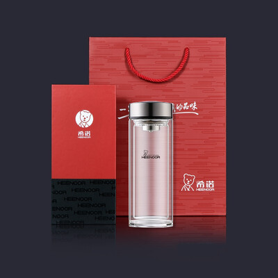 希诺（HEENOOR）双层玻璃杯（电商款） XN-9300 180ml