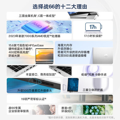 惠普战66六代锐龙版：轻薄商务本的性价比之选-图片1